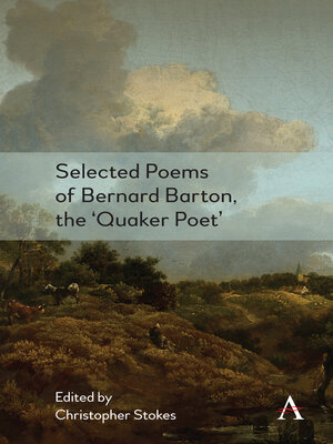 cover image of Selected Poems of Bernard Barton, the 'Quaker Poet'